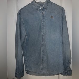 Supreme light washed denim shirt